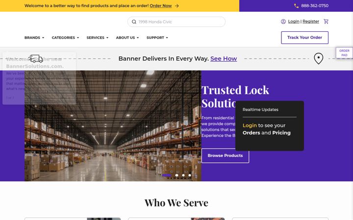 Screenshot of bannersolutions.com