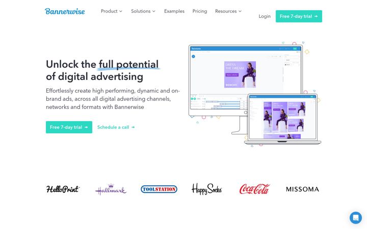 Screenshot of bannerwise.io