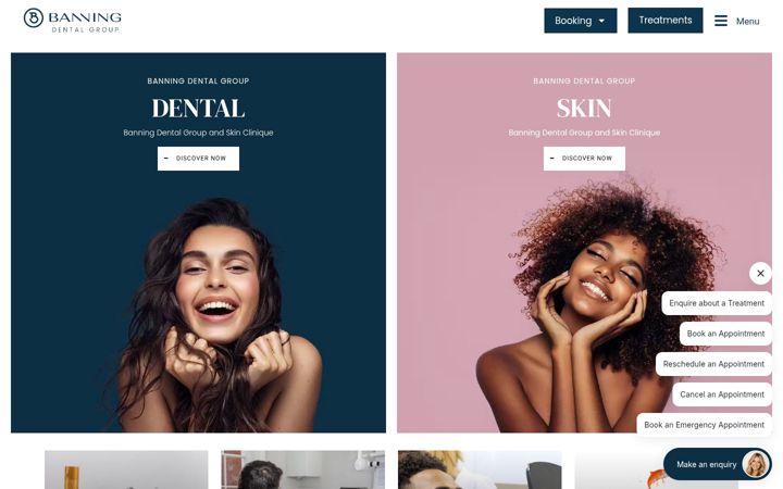 Screenshot of banningdental.co.uk