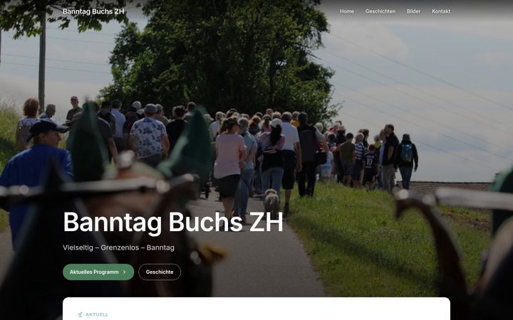 Screenshot of banntag.ch