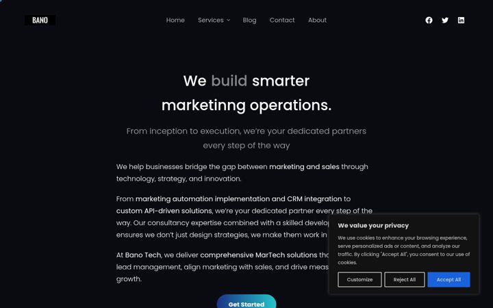 Screenshot of banoit.com