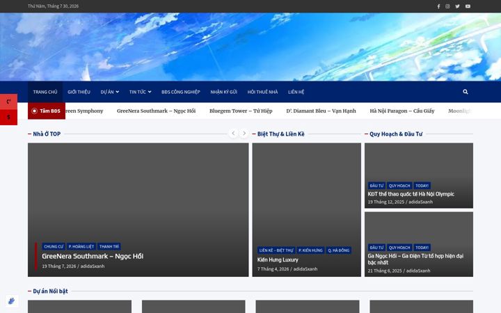 Screenshot of banquanly.com.vn