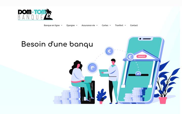 Screenshot of banque-dom-tom.com