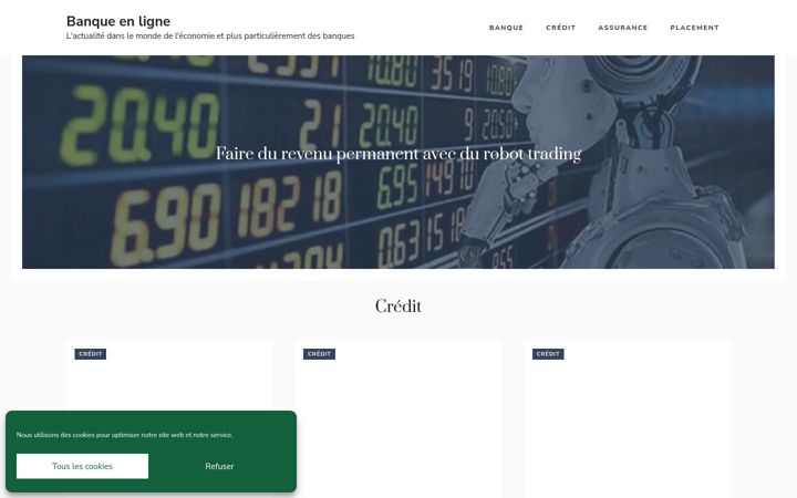 Screenshot of banqueenligne.info