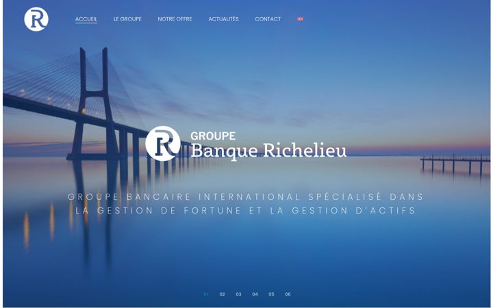 Screenshot of banquerichelieu.com
