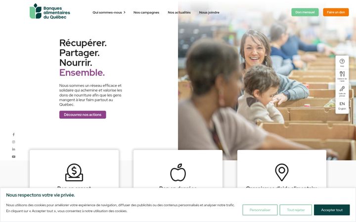 Screenshot of banquesalimentaires.org
