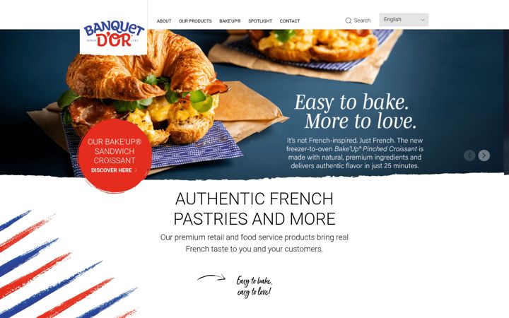 Screenshot of banquetdor.com