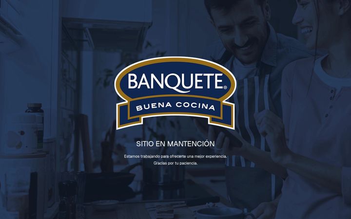 Screenshot of banquete.cl