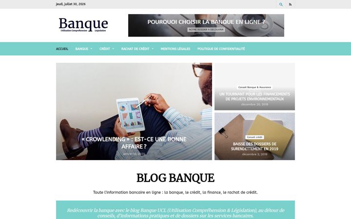 Screenshot of banqueucl.lu