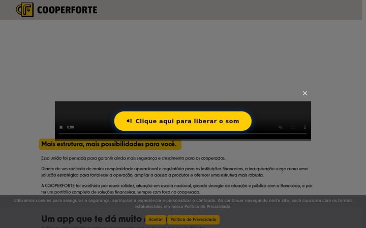 Screenshot of banricoop.coop.br