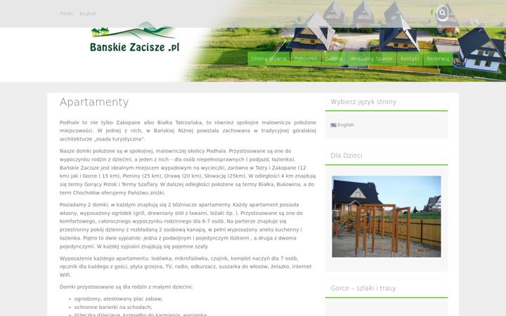 Screenshot of banskiezacisze.pl
