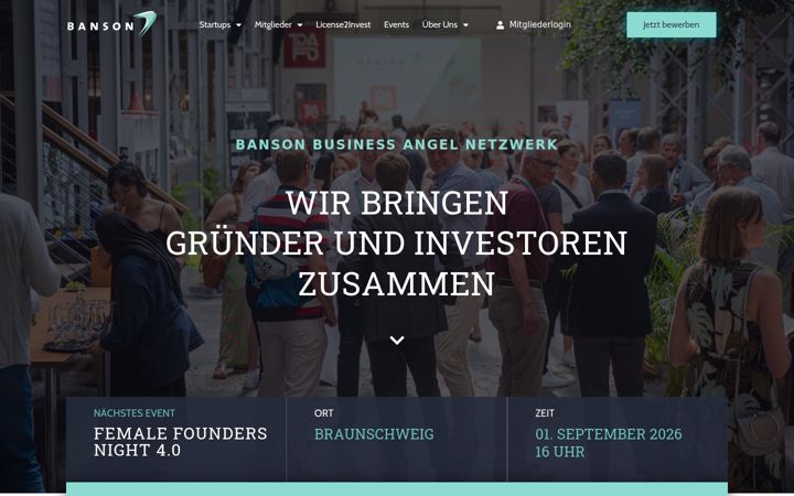 Screenshot of banson.de