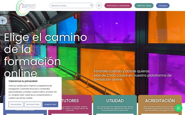 Screenshot of bansuriformacion.com