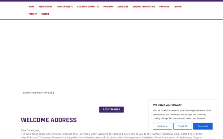 Screenshot of bantao-congress.com