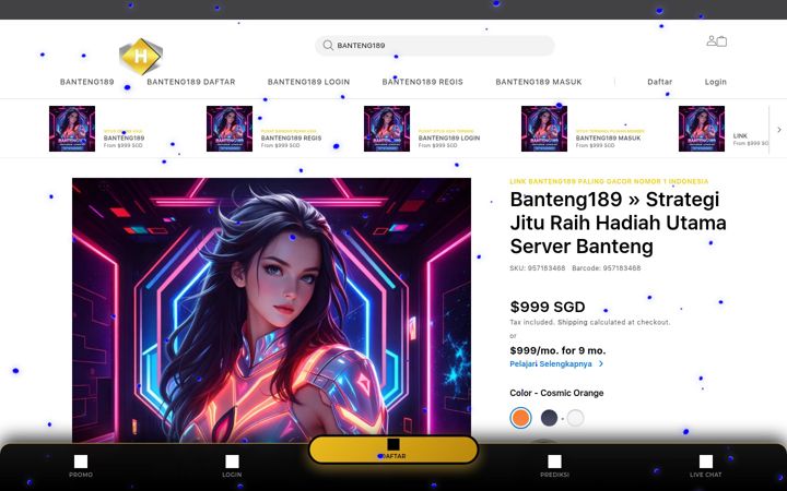 Screenshot of banteng189.org