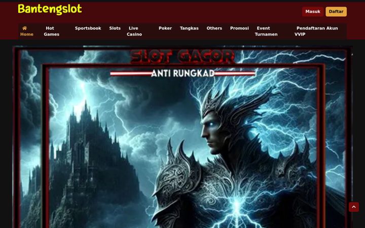 Screenshot of bantengslots.com