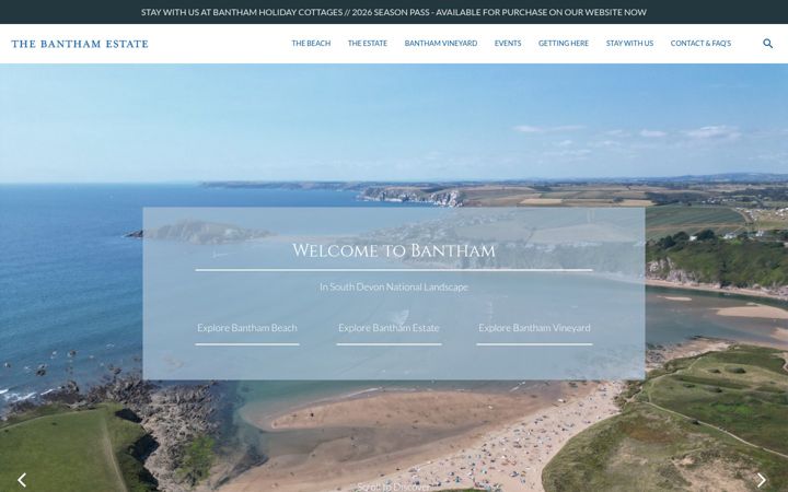 Екранна снимка на banthamestate.co.uk
