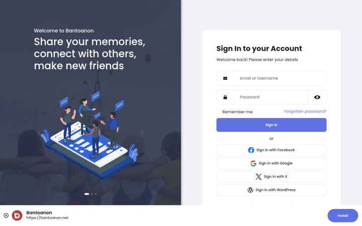 Screenshot of bantoanon.net