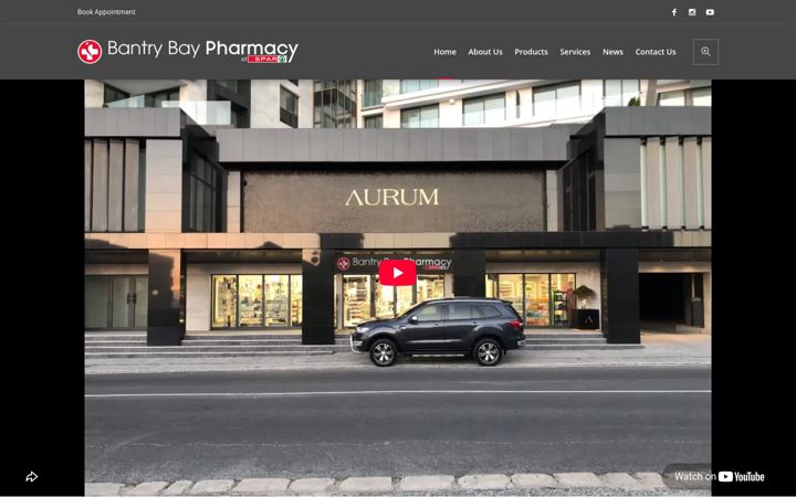 Screenshot di bantrybaypharmacy.co.za