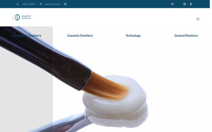 Screenshot of bantrydental.ie