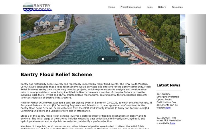 Screenshot of bantryfrs.ie