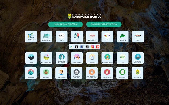 Screenshot von bantulkab.go.id
