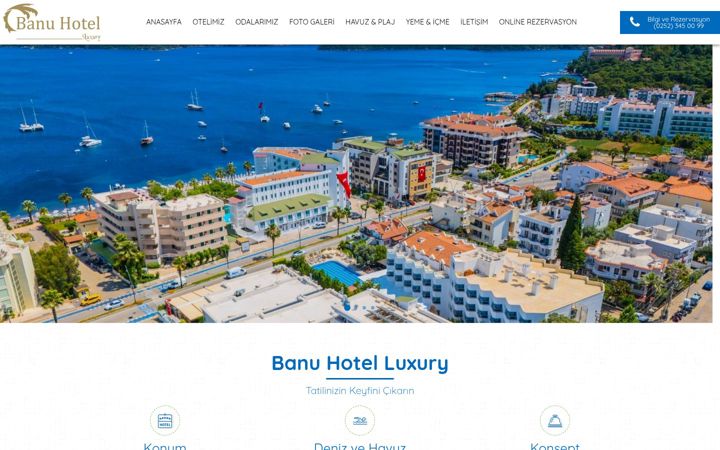 Screenshot of banuhotel.com