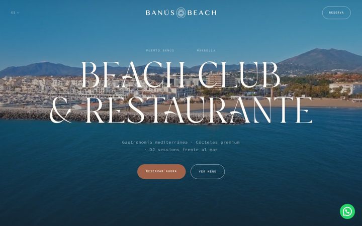 Screenshot of banusbeachmarbella.com