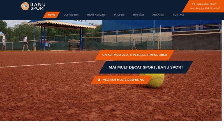 Screenshot of banusport.ro
