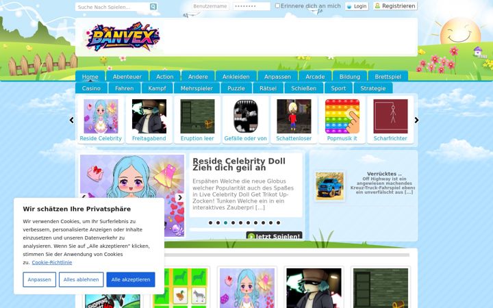 Screenshot of banvex.com