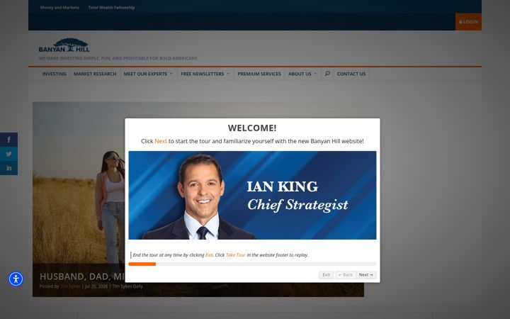 Screenshot of banyanhill.com