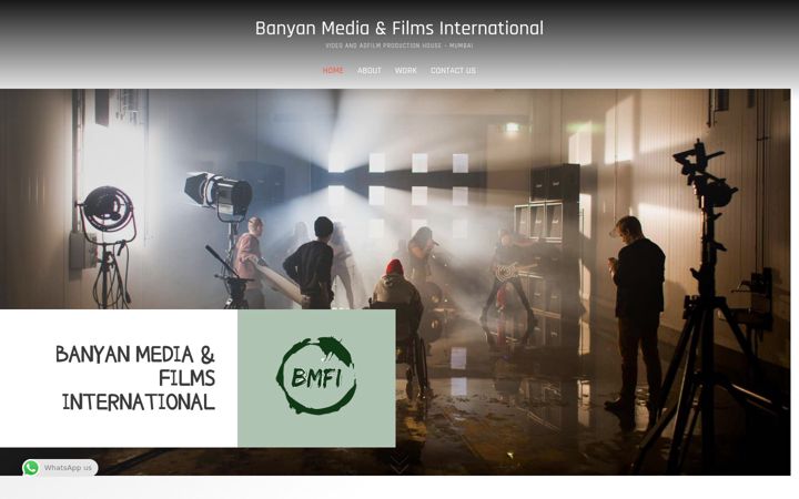 Screenshot of banyanmedia.co.in