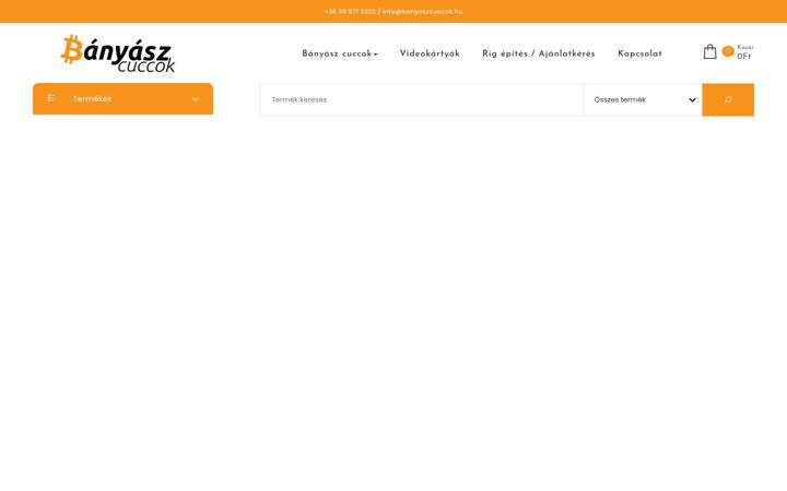 Screenshot of banyaszcuccok.hu