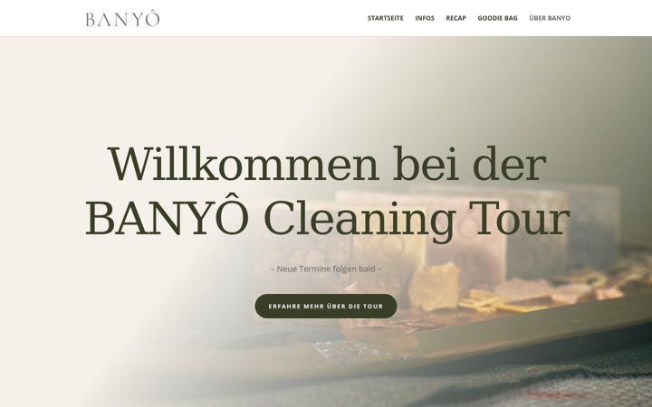 Captura de ecrã de banyocleaningtour.de