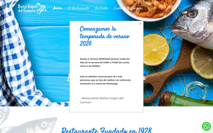 Screenshot of banysvergedelcarme.com