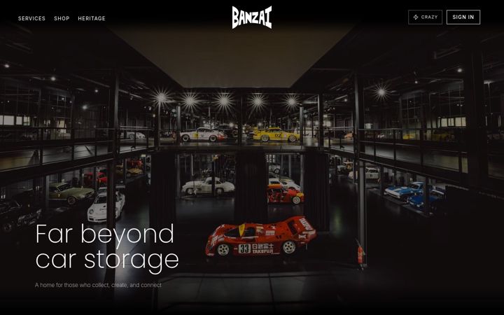 Screenshot of banzai-collection.com
