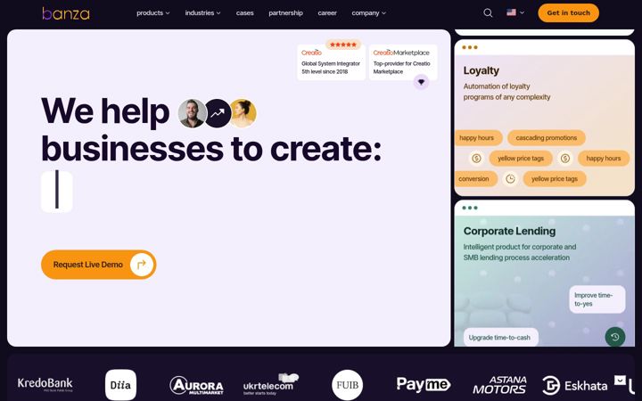 Screenshot of banzait.com