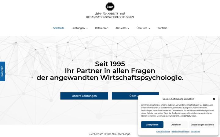 Screenshot of bao.de