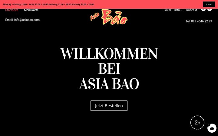 Screenshot of baoasia.de