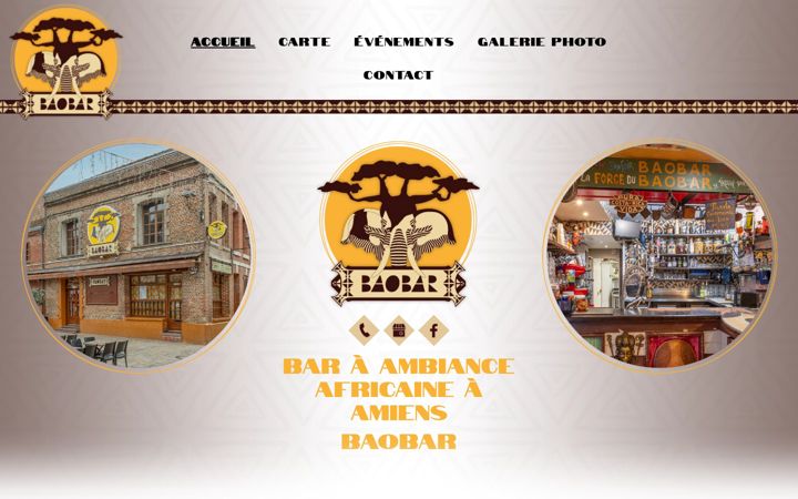 Screenshot of baobar-amiens.fr