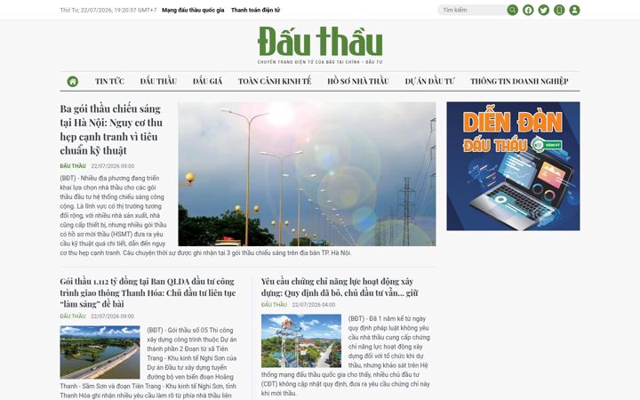 Screenshot of baodauthau.vn