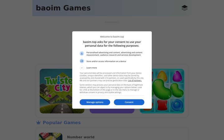 Screenshot of baoim.top