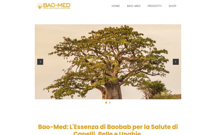 Screenshot of baomeditalia.it