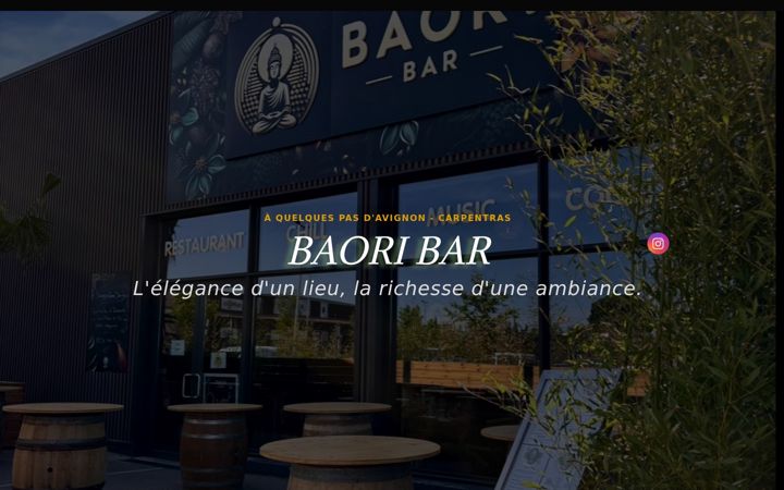 Screenshot of baoribar.fr