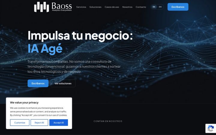 Captura de pantalla de baoss.es