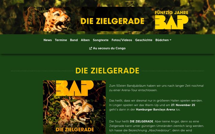 Screenshot of bap.de