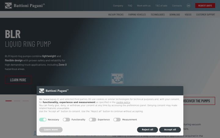 Screenshot of bapag.it