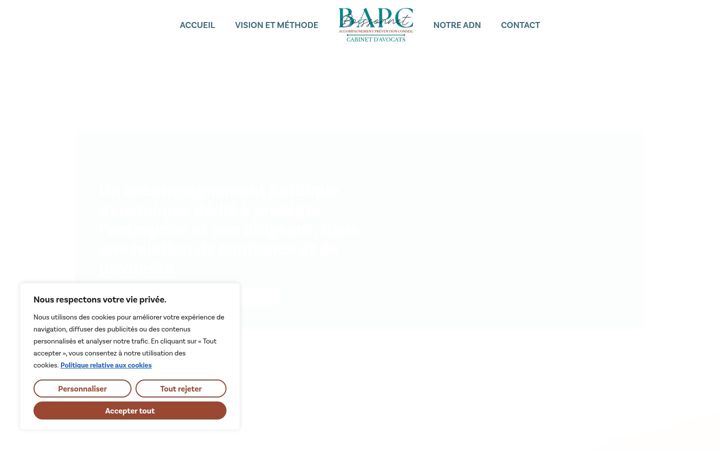 Screenshot of bapc.fr