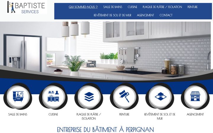 Screenshot of baptiste-services.fr