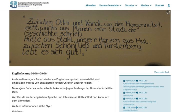 Screenshot of baptisten-ehst.de